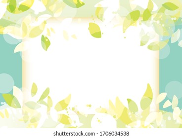 Illustration of fresh green music image