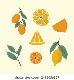 Illustration of fresh lemon with vibrant colors and realistic details. Perfect for packaging, healthy food ads, and summer-themed designs. High-quality vector file.
