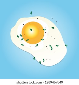 Illustration of Fried Egg