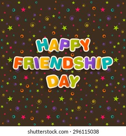 Illustration of friendship day.