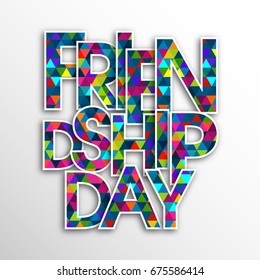 Illustration of friendship day.