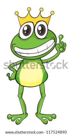 Similar – Image, Stock Photo Frog king on the hand