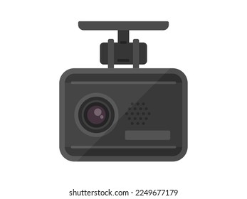 Illustration of the front of the drive recorder.