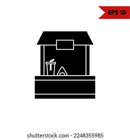 Illustration of Fruit Glyph Icon