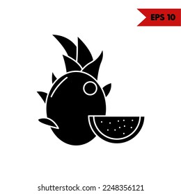Illustration of Fruit Glyph Icon