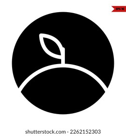illustration of fruit glyph icon 