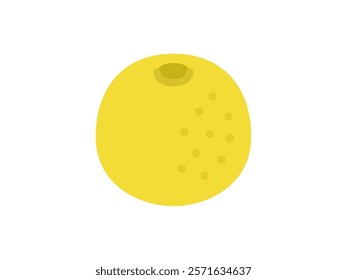 Illustration of fruit, grapefruit icon.