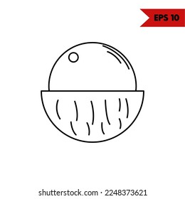 Illustration of Fruit Line Icon