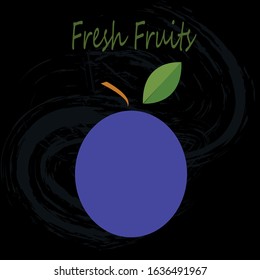illustration of fruit, organic food for logotypes of shop, market, cafe, menu, food packaging. Printing for card, poster, dish,clothes, magazine, book.