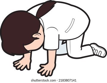 Illustration Of A Frustrated Female Nurse