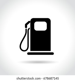 Illustration of fuel icon on white background