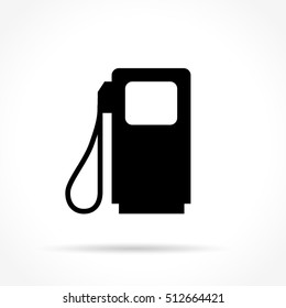 Illustration of fuel pump icon on white background