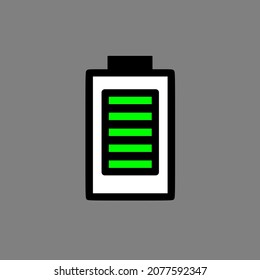 illustration of a full battery
