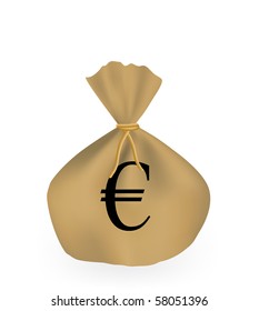 Illustration of the full sack isolated over white