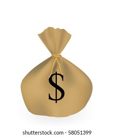 Illustration of the full sack isolated over white