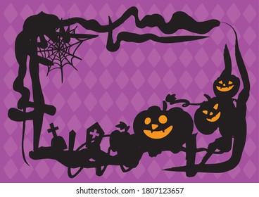 Illustration of a fun Halloween festival