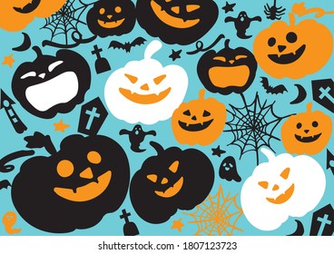 Illustration of a fun Halloween festival