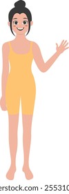 Illustration of Fun Human Activities on the Beach. Flat Vector Character Design