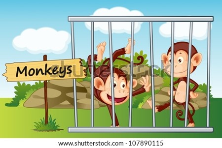 Similar – Monkey at the fair