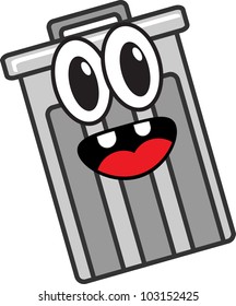 illustration of funny cartoon character