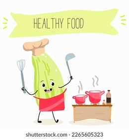 Illustration with funny characters marrow, pattypan,courgette, crop, zucchini, patisson.  Funny and healthy food. Vitamins, cute face food, ingredients, vegetarianism, vector cartoon, antioxidant.