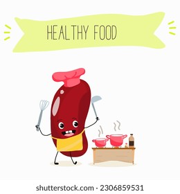 Illustration with funny characters of red and white beans. Funny and healthy food. Vitamins, cute face food, ingredients, vegetarian, vector cartoons, farming, raw materials.