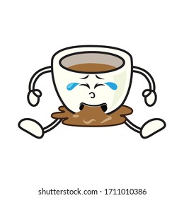 Illustration of funny drink glass illustration

