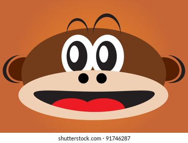 illustration of funny face wallpaper