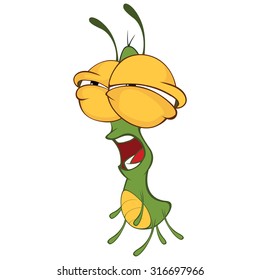 illustration of a funny Firefly. Cartoon