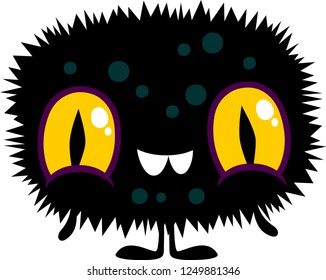 Illustration of a funny little monster.