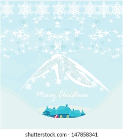  Illustration of funny santa claus 