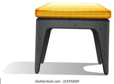 Illustration of a furniture on a white background