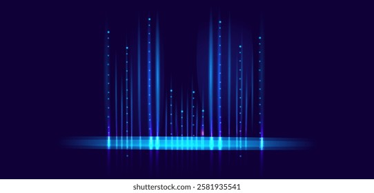illustration of futuristic abstract background for presentation and promotion