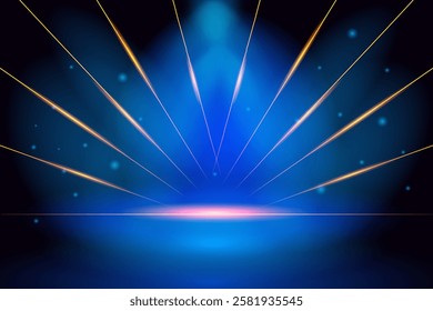 illustration of futuristic abstract background for presentation and promotion