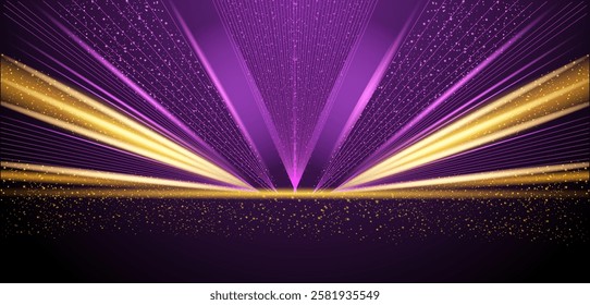 illustration of futuristic abstract background for presentation and promotion