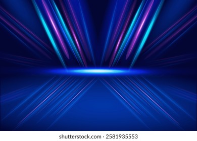 illustration of futuristic abstract background for presentation and promotion