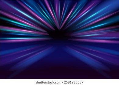 illustration of futuristic abstract background for presentation and promotion
