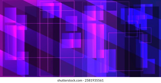 illustration of futuristic abstract background for presentation and promotion
