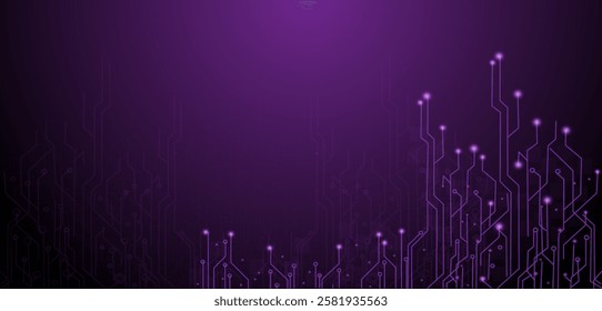 illustration of futuristic abstract background for presentation and promotion