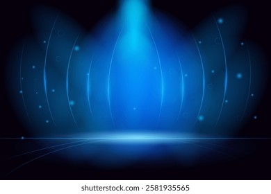 illustration of futuristic abstract background for presentation and promotion