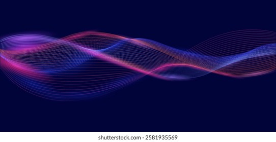 illustration of futuristic abstract background for presentation and promotion