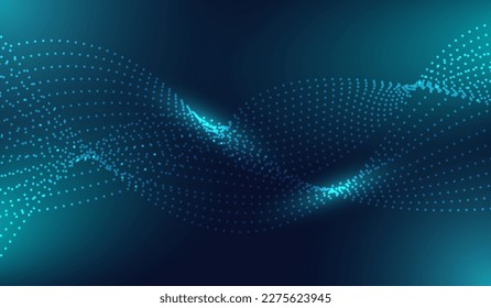 Illustration of futuristic circuit digital technology