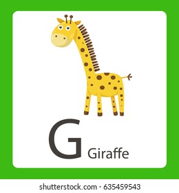 Illustration of G giraffe