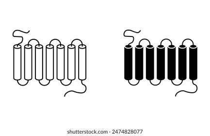 Illustration of G protein-coupled receptor or GPCR, the most receptor found in human icon vector