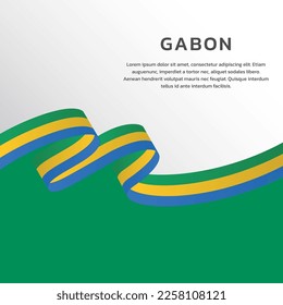 Vorlage für Gabun-Flaggen