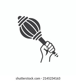 ilustración del arma gada, arte vector.