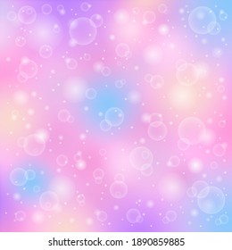 Illustration of galaxy fantasy background and pastel color. Soft blur light effect wallpaper. Vector illustration