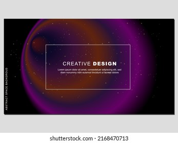 Illustration einer Galaxie im Weltraum. Hintergrundkonzept im Weltraum mit violettem rotem Kugelschein. Kann für Präsentationen, Magazine, Pamphlete, Jahresberichte, Poster und Visitenkarten verwendet werden.