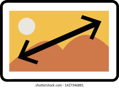 illustration of gallery flat design