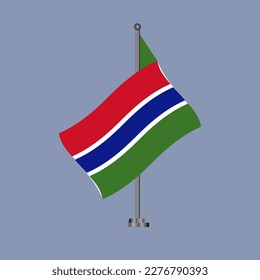 Vorlage für die Gambia-Flagge